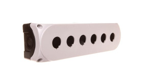 Obudowa Kasety 6-Otworowa 22Mm Szara Ip67 Lpzp6a8
