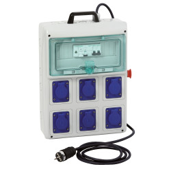 Rozdzielnica 16A Wtyczka, gniazdo 230 V 2P + E Schneider Electric Jasnoszary Montaż powierzchniowy IP44