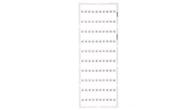 Oznaczniki Mini-Wsb 1X 601-700 Biały 248-514 /5Szt./