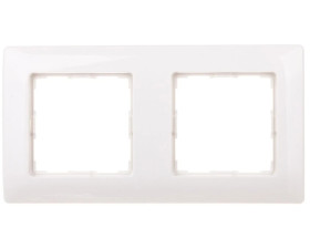 VENA Ramka podwójna biała 510482