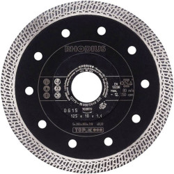 Rhodius 303870 DG15 Diamond Disc 125mm 22.23mm Tile Ceramic 1 piece