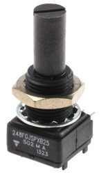 Potencjometr 5kΩ typ Obrotowy Vishay średnica wału 6,35 mm 0.5W długość wału 22.2mm Montaż panelowy, Przewlekany