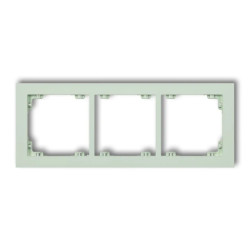 DECO Ramka potrójna DECO Pastel Matt miętowy 46DR-3