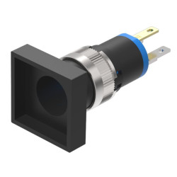 Element wykonawczy przycisku, Siłownik, do uzytku z: Urządzenia przełączające, Czarny, Utrzymane