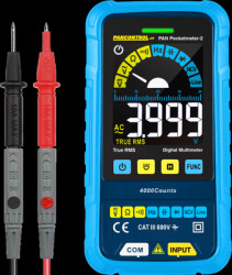 TRMS digital multimeter PAN POCKETMETER-2, 600 VDC, 600 VAC, 1 pF to 4 mF, CAT III 600 V