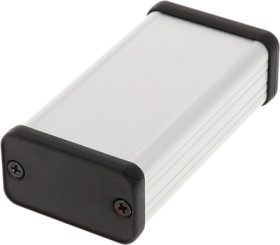 Aluminum enclosure, (L x W x H) 80 x 45 x 25 mm, natural, IP54, 1455D802