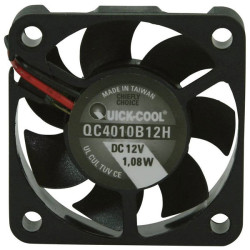 QuickCool QC4010B12H Axial Fan 12V DC 12.23m&#xB3;/h 40x40x10mm