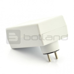 Obudowa na zasilacz plastikowa Kradex Z30J - 120x70x46mm czarna z wtykiem