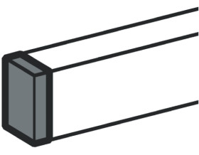 Akcesoria do koryt kablowych PVC Zaślepka końcowa Miniature PVC (L) 50 x (H) 80mm Legrand