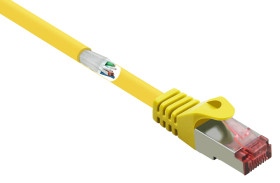 kabel LAN Renkforce RF-5052918, 1 szt., RJ45, CAT 6, S/FTP, 2.00 m, żółty