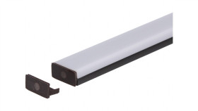 Zaślepka Pcv Max Brązowa Z Otworem