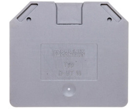 Pokrywa końcowa 2,2x52,8x47,3mm szara D-UT 16 3047206