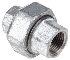 Łącznik żeliwny galwanizowany, 1/2cal x 1/2cal, Georg Fischer