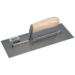 R.S.T. RTR124B Plasterers Finishing Trowel Grade B Banana Wood Handle 11x4.1/2in