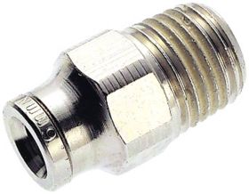 Łącznik prosty IMI NORGREN 101250818 Gwint zewnętrzny: R1/8 Średnica rury: 8 mm
