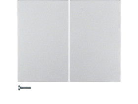 BERKER K.5 Przycisk podwójny aluminium lak 85142177 HAGER