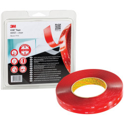 3M 4910F/IPS VHB&#x2122; Tape 4910F, Transparent, 19 mm x 11 m, 1.0 mm