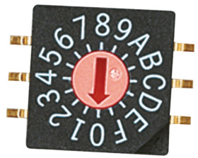 Przełącznik DIP 16-pozycyjny do druku 100 mA przy 5 V DC -25 → +85°C