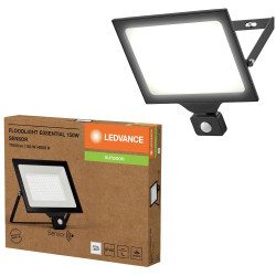 LEDVANCE 4058075831612 Essentials Floodlights Sensor 150W 4000K Cool White