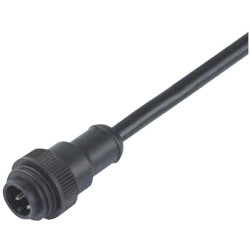 Binder 79-0231-20-04 M Cable Mnt 3&#x2B;PE Pin with Crimp Termination