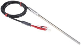 Termopara typ PT 100, -50C do +500C 150mm kabel 1m, Stal nierdzewna