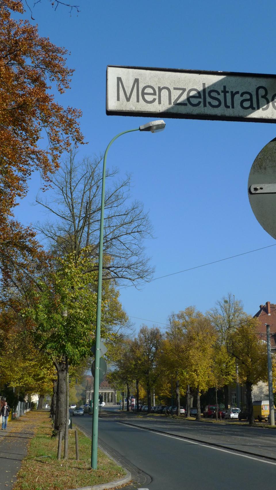 Potsdam has a street named after Menzel near Glinicke Bridge, where spies were exchanged during the Cold War