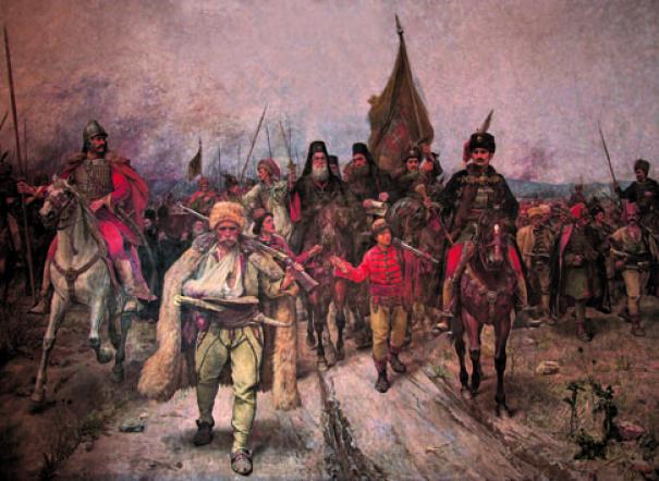 Migration of the Serbs - Paja Jovanović, 1896.