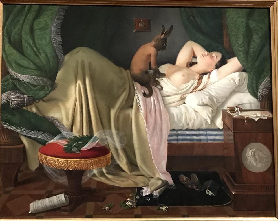 Ditlev Blunck, The Nightmare, 1846, Nivaagaard Collection