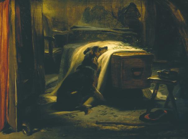 Old Shepherd's Chief Mourner - Edwin Landseer, 1837.