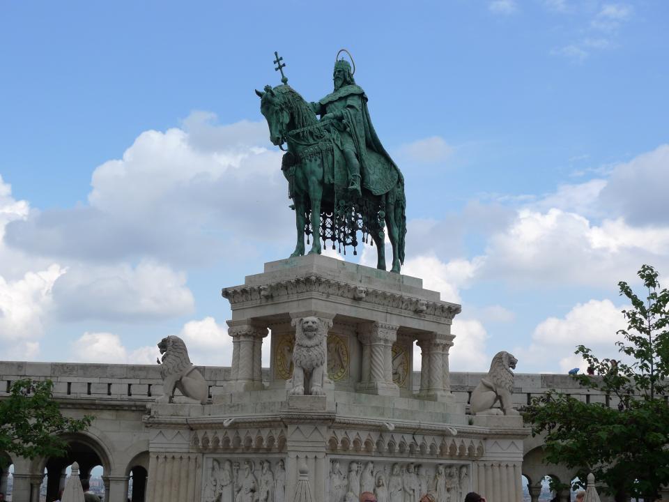 Alajor Stróbl, St Stephen King of Hungary, 1906 (Budapest)