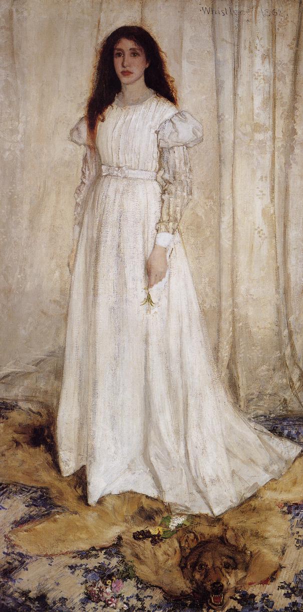 Symphony in White No. 1: The White Girl - James Abbott McNeill Whistler, 1862.