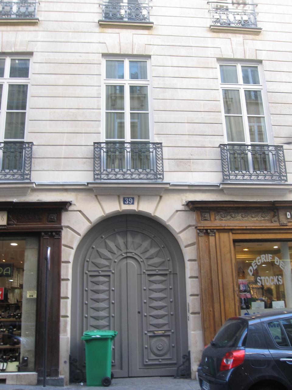 From 1848 on, Corot lived here with his mom, 39 rue des Petits-Champs, Paris (1st arrondissement)