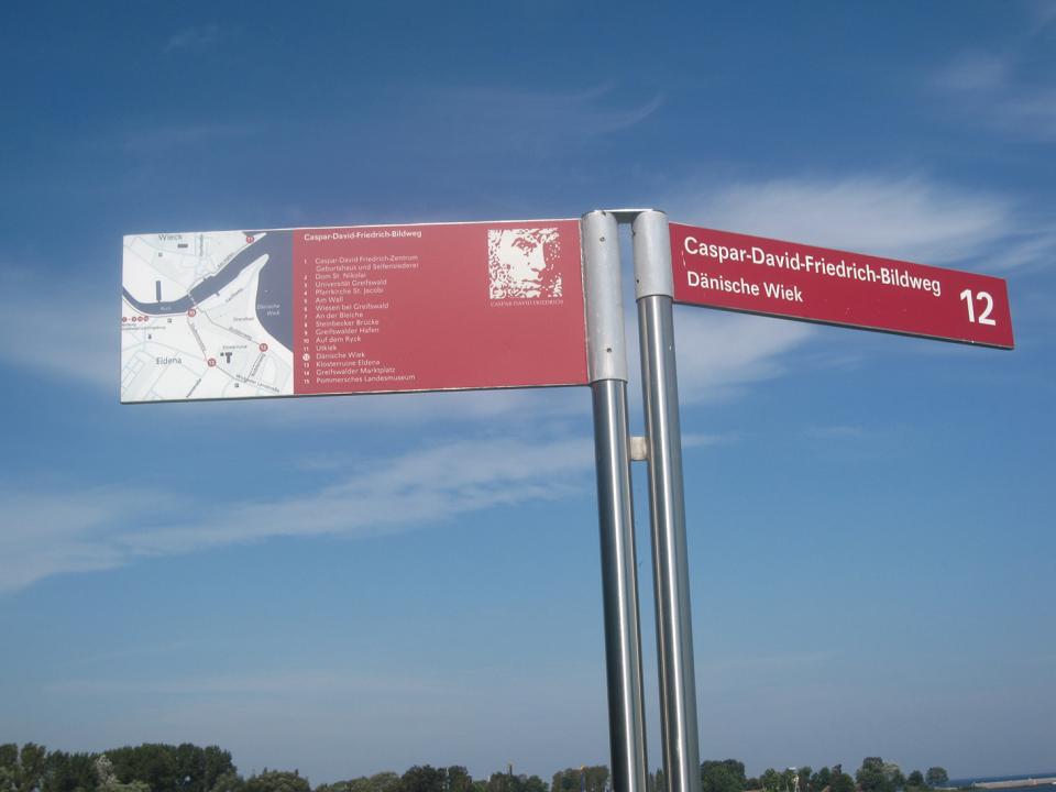 In Friedrich's hometown you can follow in the artist's footsteps