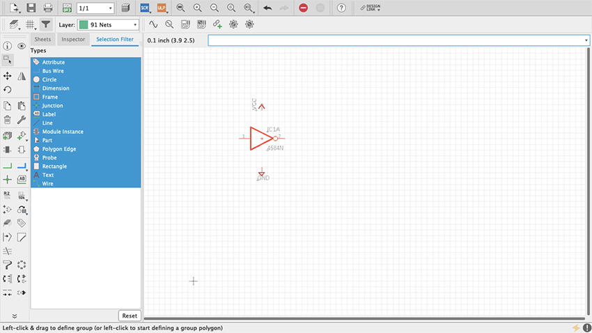 VCC and GND in Schematic