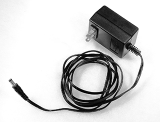 A typical wall-wart power supply