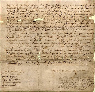 Written Will of William Shakespeare