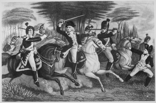 Colonel William Augustine Washington at Cowpens