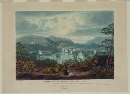 A painting made by W. J Bennett in 1831, showing what West Point originally looked like.