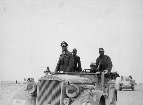 Commander of the Afrika Korps, Erwin Rommel