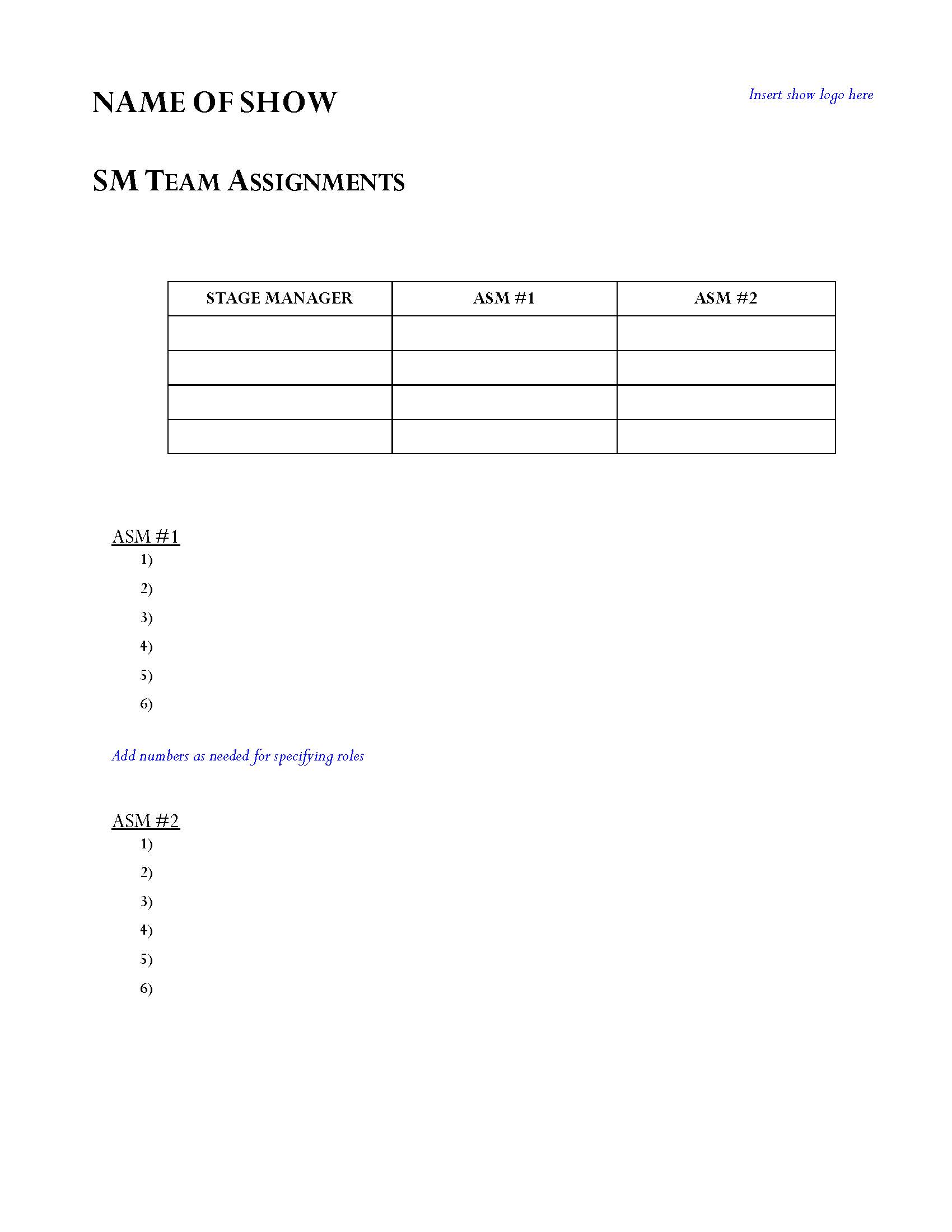 ASM Assignments