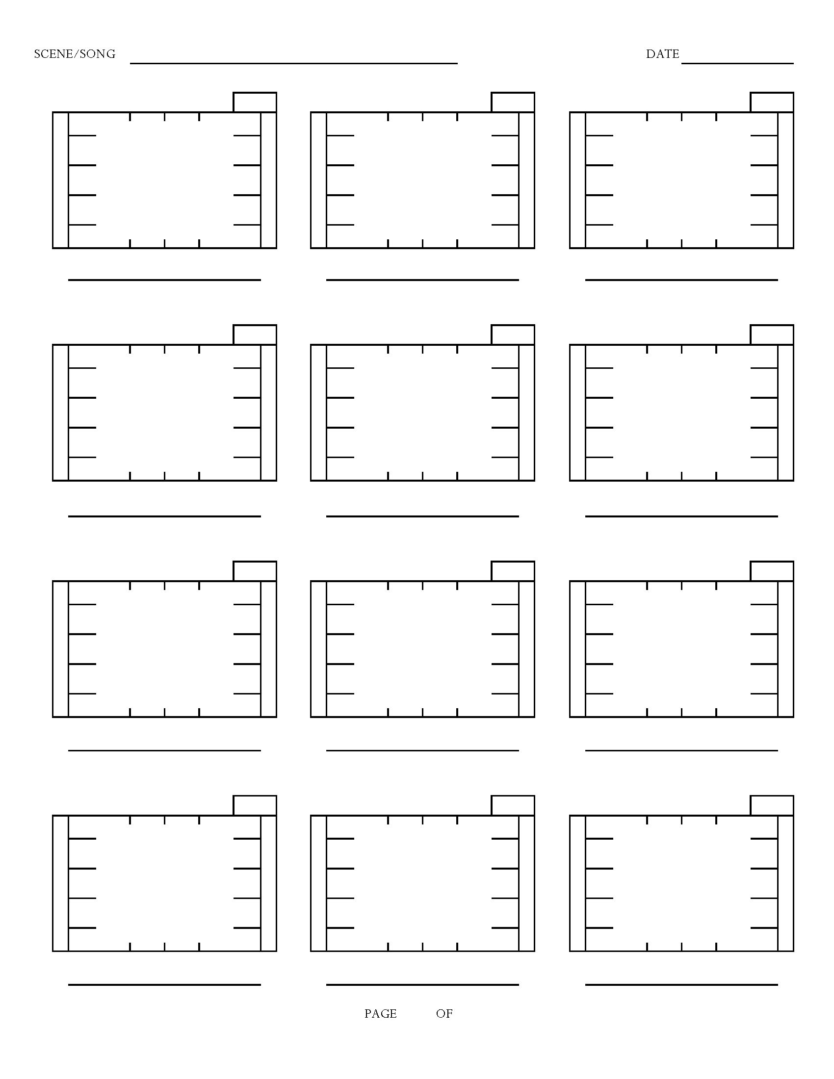 Backing Sheet for Dance