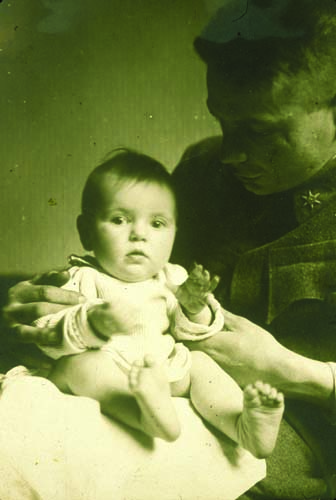 Edith with her father
