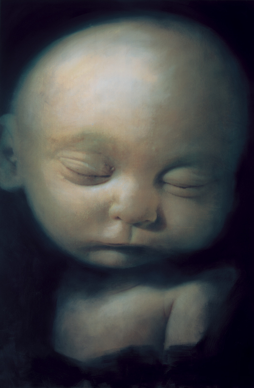 Gottfried Helnwein WORKS Mixed Media on Canvas Angels Sleeping II