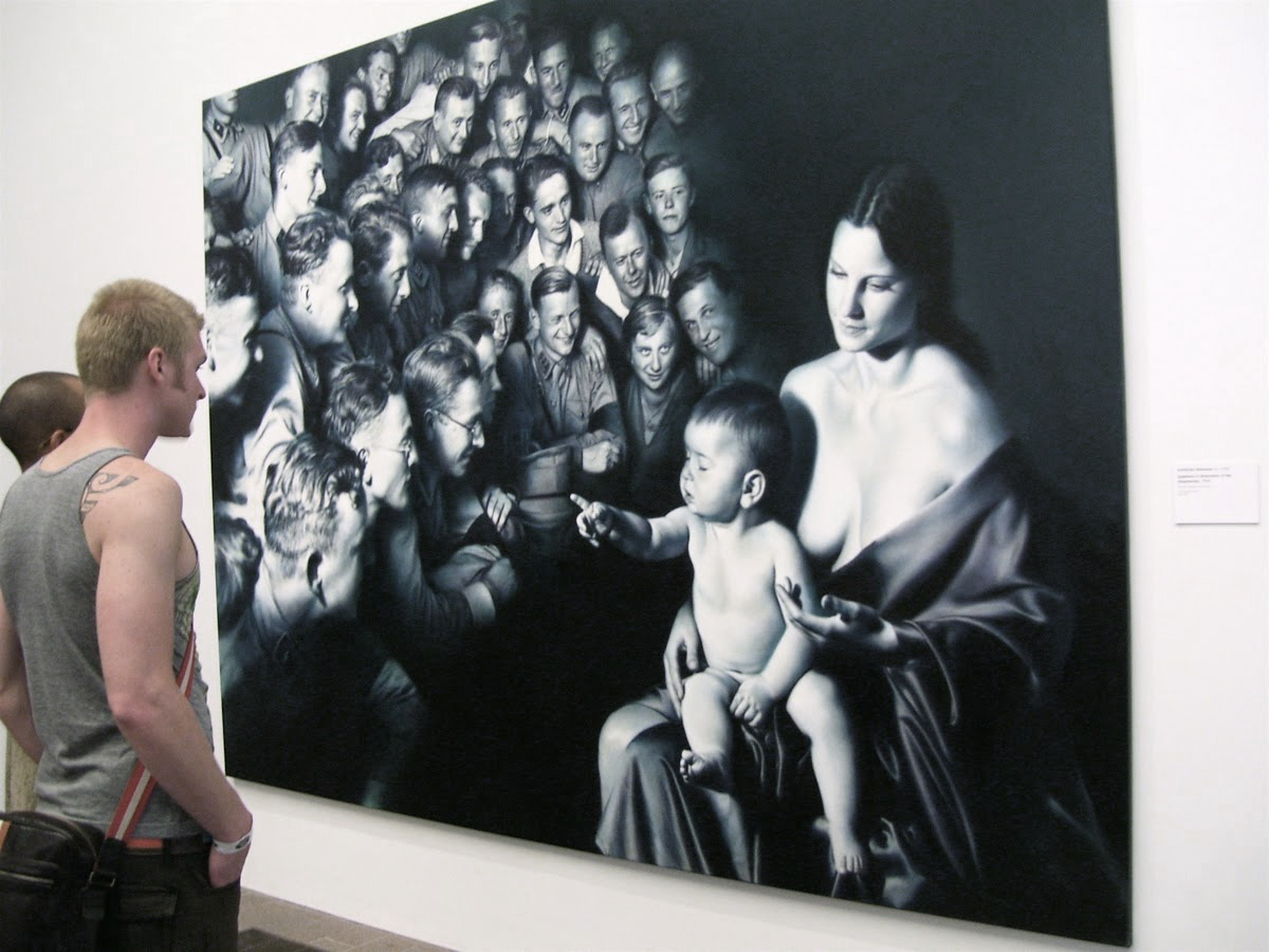 レアHELNWEIN作品集 大型本 洋書 Gottfried Helnwein Fall of the Angels', 2001, Installation, 1000 x 700 cm / 393