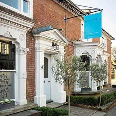 Beautiful restaurant windows