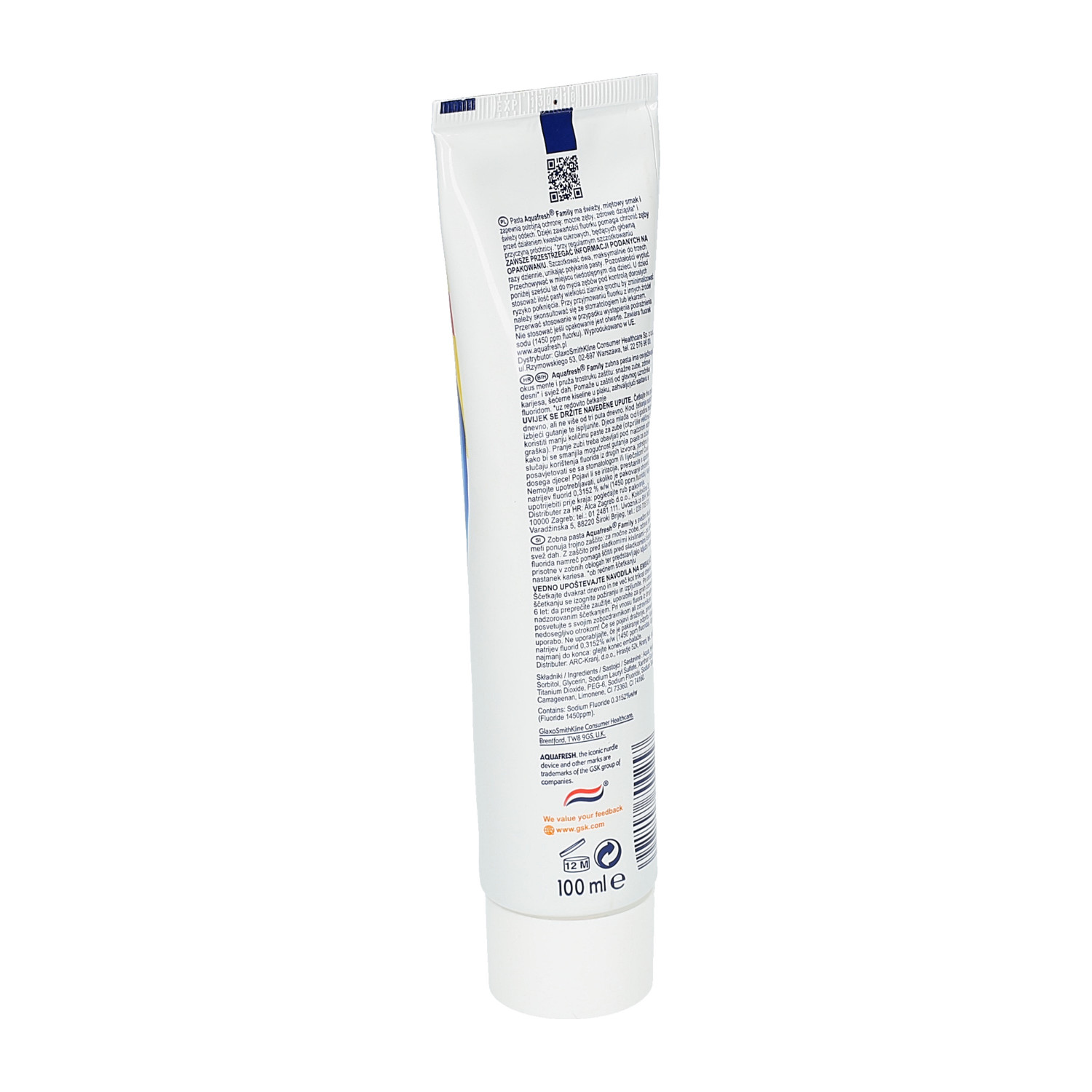 Aquafresh Pasta Family 100ml