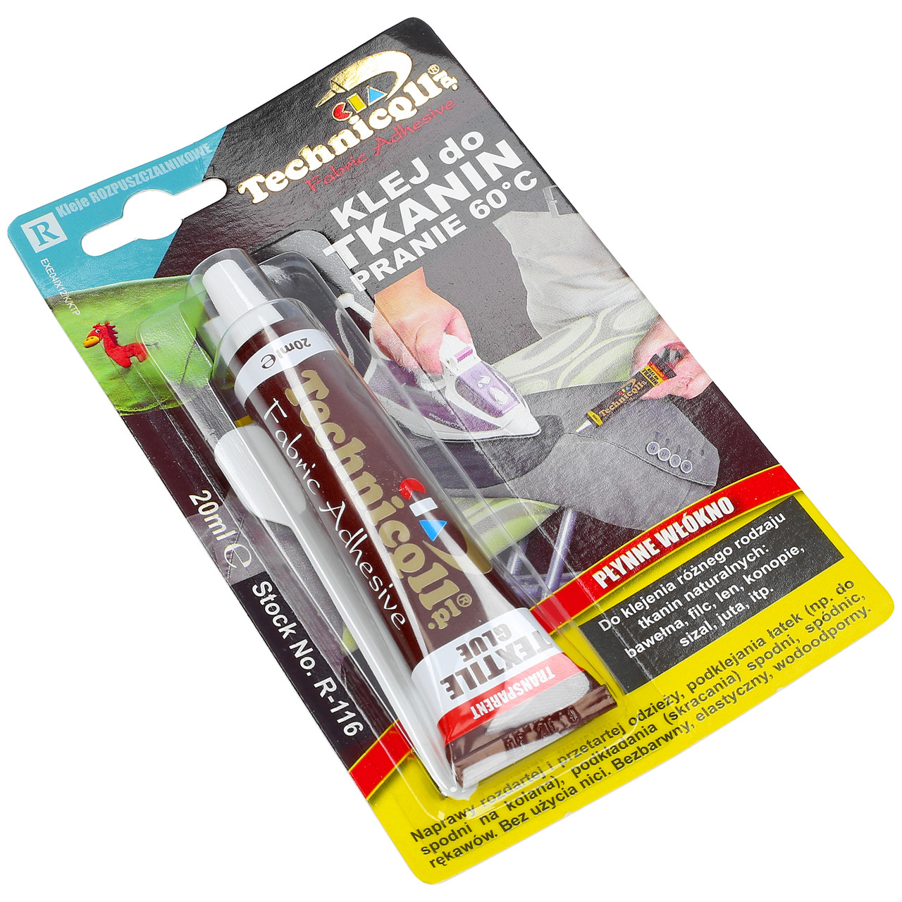 KLEJ DO TKANIN TECHNICQLL 20ML