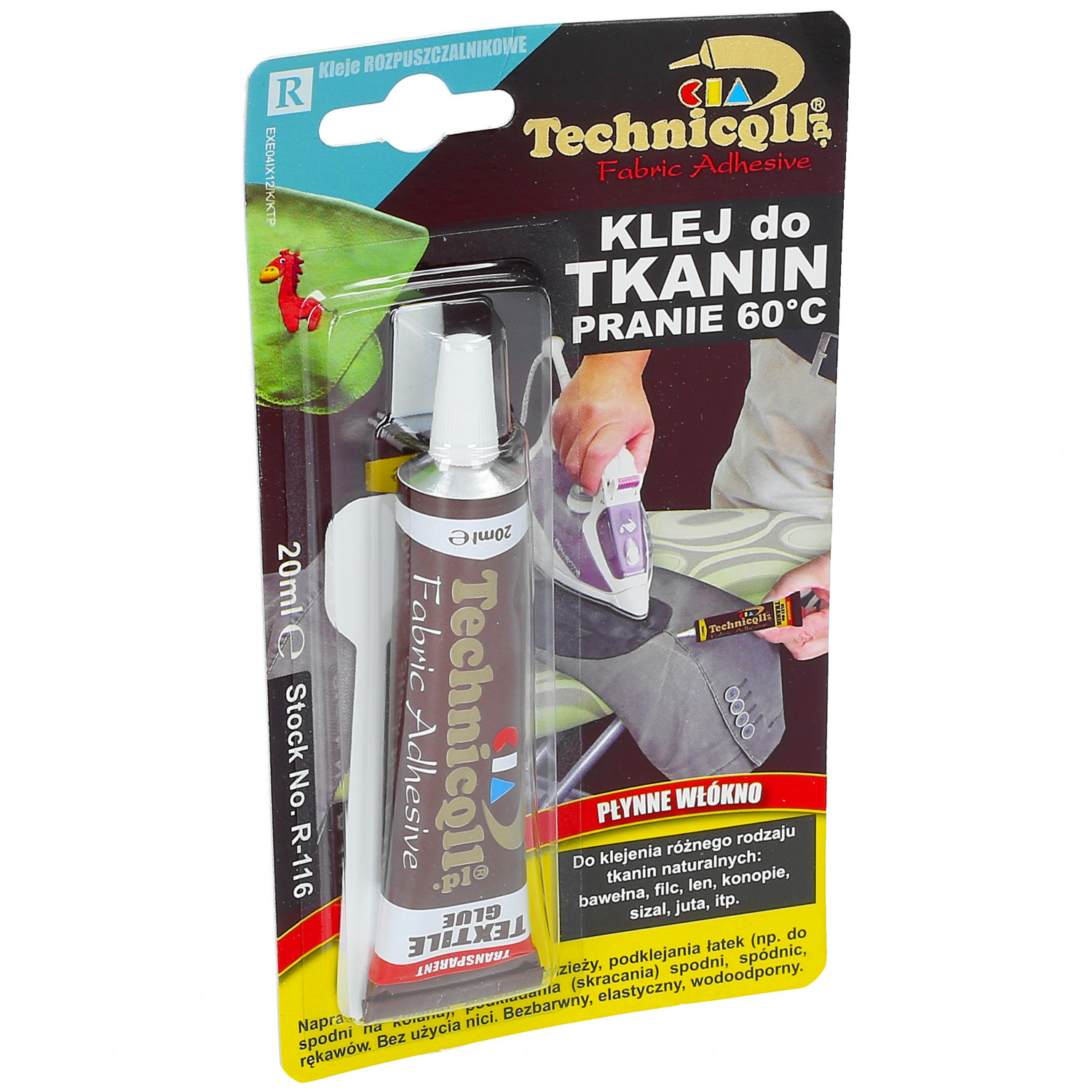 KLEJ DO TKANIN TECHNICQLL 20ML