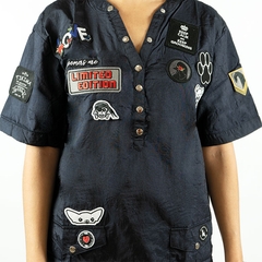 Bata Figarino - Detalle parches