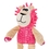Peluche Ibáñez León rosa - AP0180 miniatura